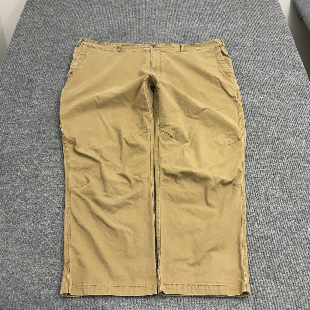 Cabela's Pants Mens 48x30 Tan Cotton Spandex Classic Fit Utility Workwear Casual